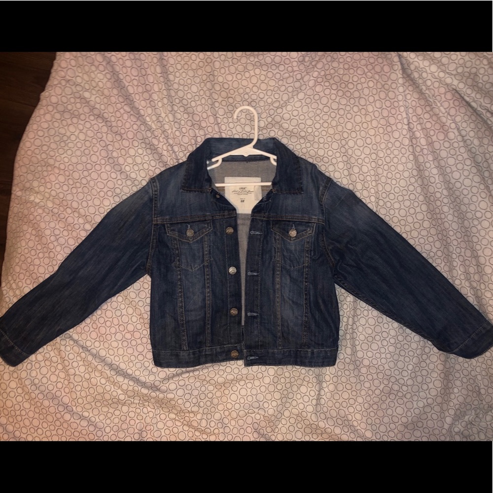 H&M dark navy denim jacket